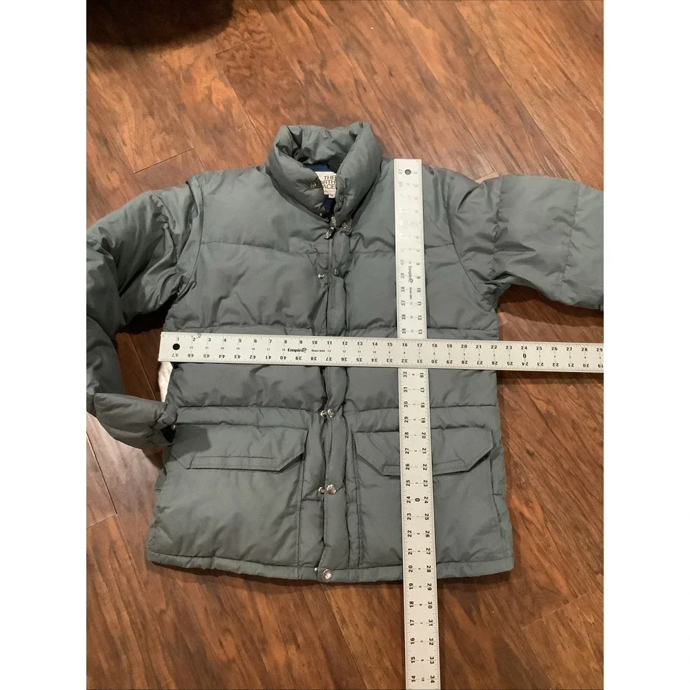 THE NORTH FACE Vintage SIERRA Goose Down Puffer Jacket Mens Sz M Gray NO HOOD